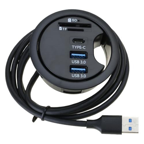 Œillet de bureau USB 3.0 transfert haute vitesse 5Gbps pour étendre vos ports PC