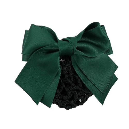 Redecilla para moño verde con pasador de encaje y accesorios de pelo