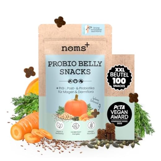 noms+ Probio Belly Snacks für Hunde