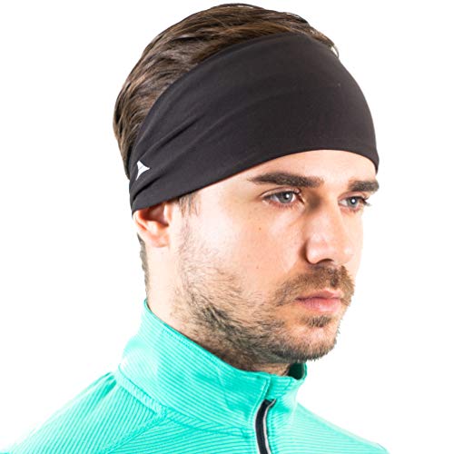 French Fitness Revolution Mens Headband - Guys Sweatband & Sports Headband for Running