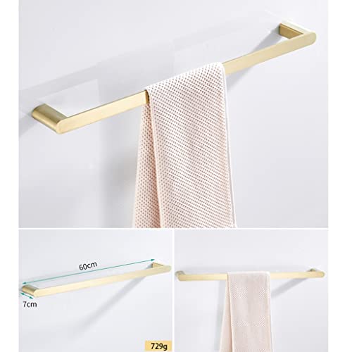 Towel Rail Brushed Towel Bar Wall Mounted Hand Towel Bar Bathroom Towel Holder Kitchen Dish Cloths Hanger/Bath Towel Rack 60Cm/A ( Color : Bath Towel Rack 60Cm , Size : Christmas Reindeer -Style5 ) #TOP1