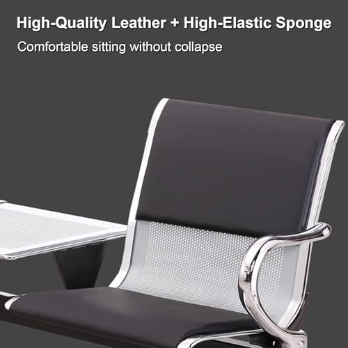 Silla de sala de espera acolchada con mesa central para mitigar la fatiga en recepciones 6