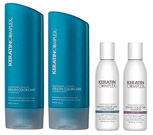 Keratin Complex Color Care Shampoo n Conditioner 13.5 Ounces and Travel Set