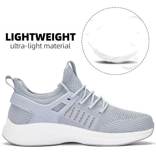 Mens Wide Running Shoes Walking Tennis Shoes Cushioning Wide Sneakers Slip On Sports Work Gym Outdoor Running Sneakers Comfort Lightweight4