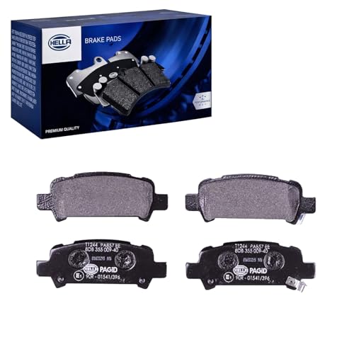 Kit plaquettes de frein HELLA T1244 pour voiture Saab et Subaru