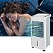 YARDIN Climatizzatore portatile 3 in 1, 80 W, 6 L, raffreddamento ad acqua, timer 12 ore, touch screen con telecomando, ventilatore, purificatore d'aria, purificatore d'aria (modello 4)