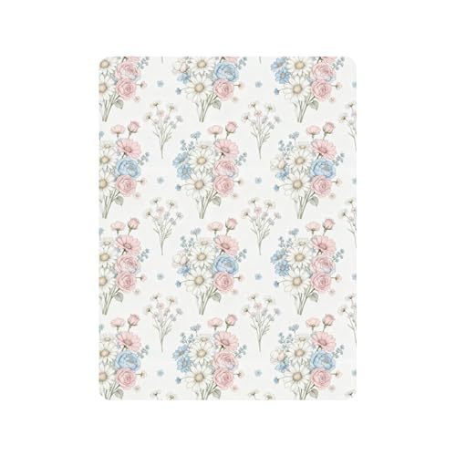 Drap de berceau en coton respirant et doux pour lit bébé