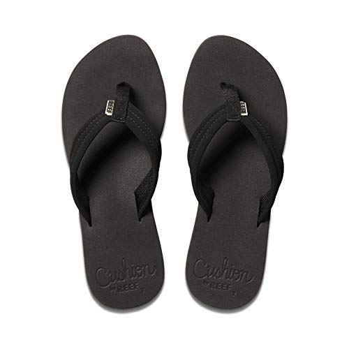 Reef Damen Cushion Breeze Zehentrenner, Schwarz (Black/Black BK2), 36 EU