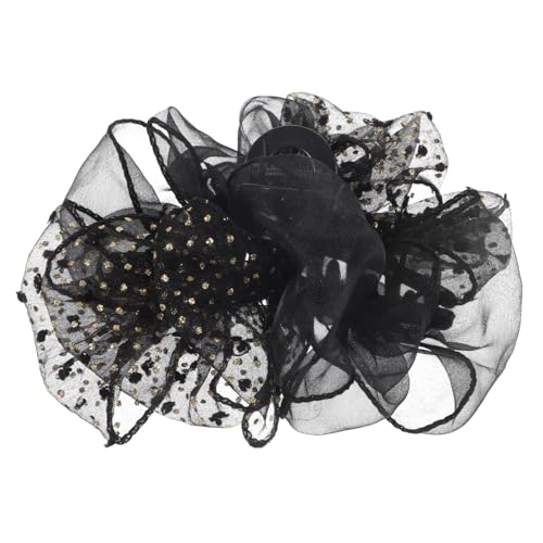 Accessoire cheveux polyvalent acrylique noir pince à griffes