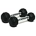 Price comparison product image SPRI Deluxe Rubber Dumbbells (5-Pound) (Sold as set of 2)
