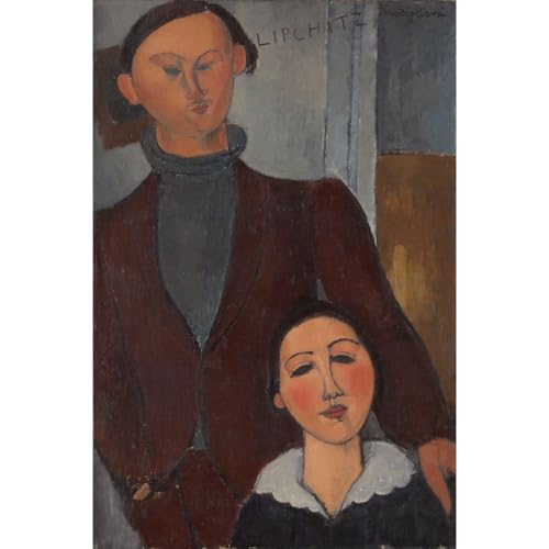 Toile Modigliani Jacques et Berthe Lipchitz, décoration murale pour sublimer votre chambre