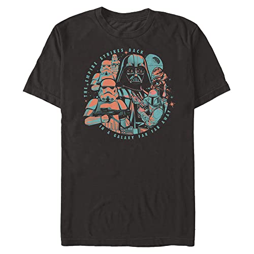 Star Wars Space Bubble t-shirt coton col rond v&ecirc;tement mode homme noir