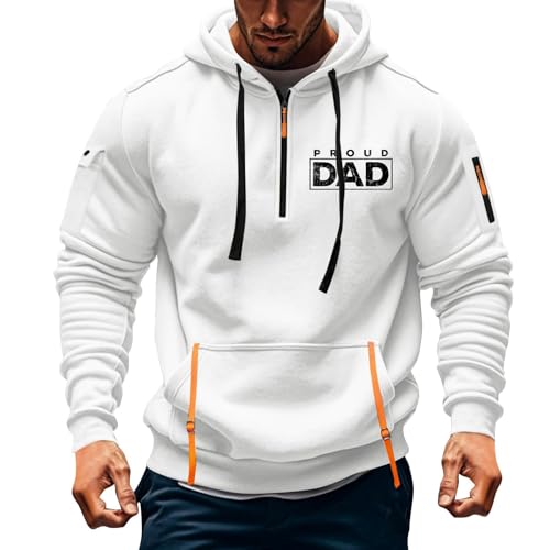 GOFULY Quarter Zip Hoodies For Men Stylish Fleece Tactical Sweatshirts Big And Tall Fall Casual Pullover Hoodie With Pockets2
