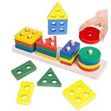 Top 10 Melhores Brinquedo Educativo para comprar em 2025 18 M5 Armarinhos - Prancha de Seleção Pequena Jogo Educativo Encaixe Madeira Brinquedo de Bebê Jogo...