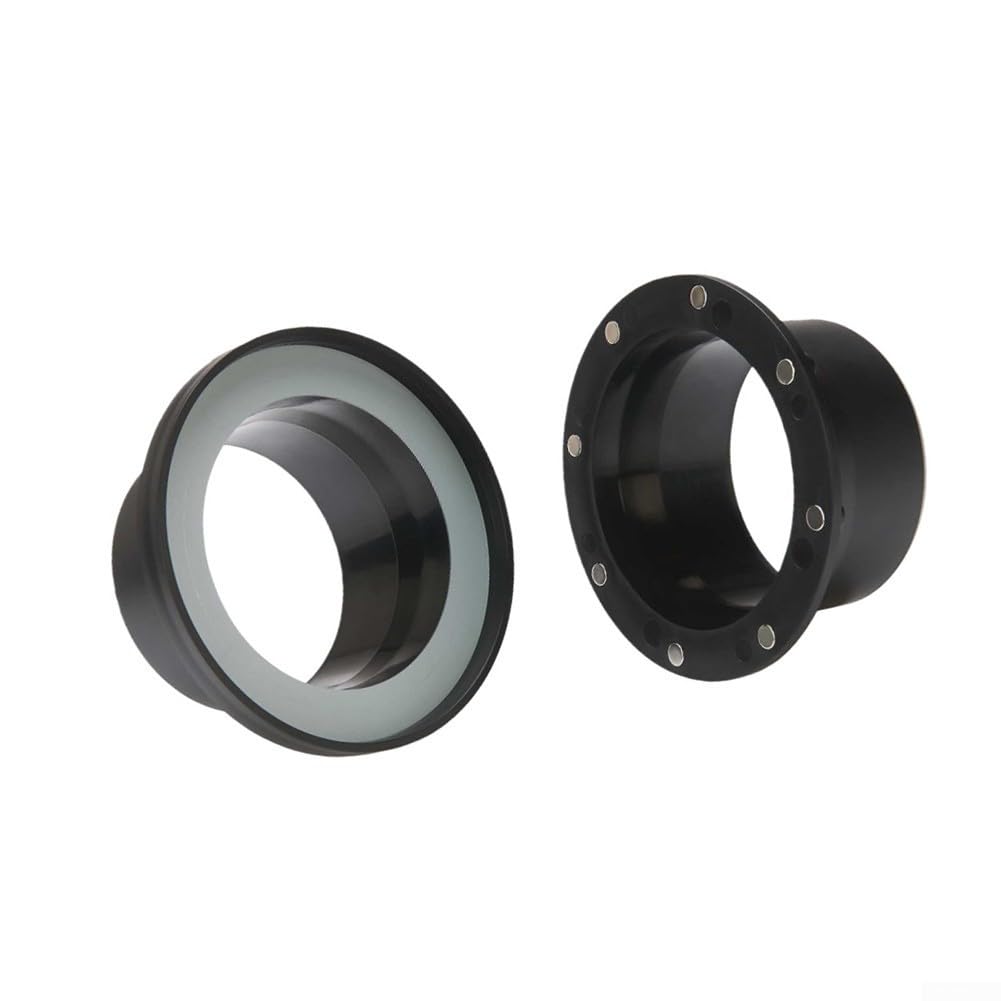 Recolección magnética de polvo de 4 pulgadas, kit de conector de manguera, con absorción de golpes de goma EPDM, para sistemas de vacío de carpintería, acopladores flexibles de conexión rápida (6