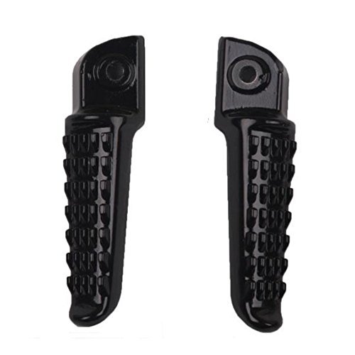 Ungfu Mall Motocicleta Trasero Pedal reposapiés Clavijas de pie para Kawasaki ZX6R Z750 Z1000
