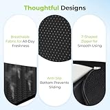AUVON Contoured Seat Cushion for Tailbone Pain Relief, Sciatica Pressure Relief, Memory Foam Office Chair Cushion for Long Sitting Comfort, Ergonomic Coccyx Cushion for Car, Office, Home, Travel - Image 6