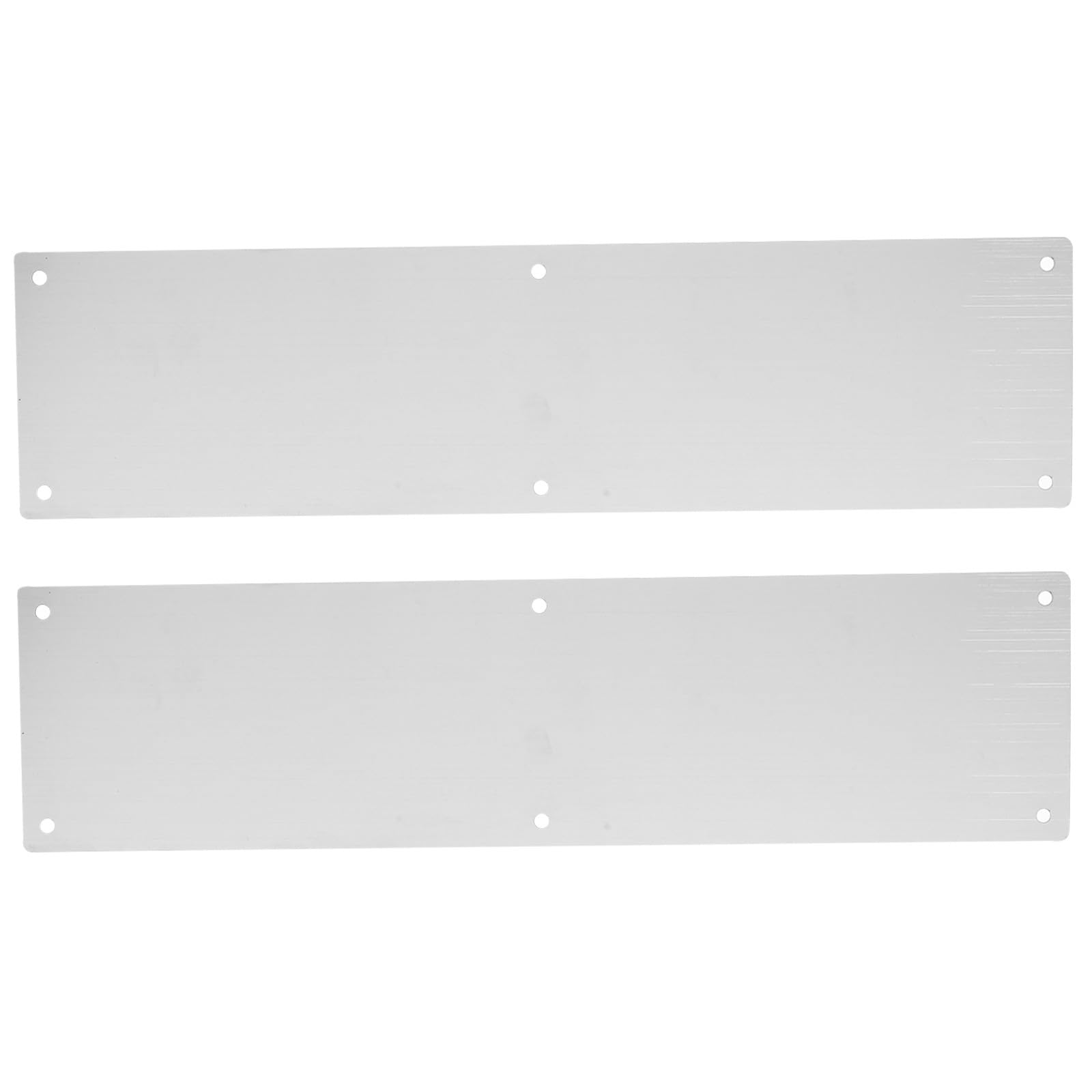 Plaque de Porte Métallique Haute Résistance, Protection Design en Acier Inox 304 pour Entrée