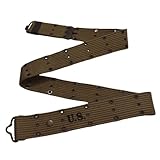 warreplica WWII U.S. M1936/M36 Webbing Belt - Khakhi Color - Reproduction