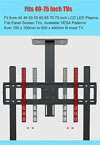 Soporte móvil ajustable para TV de 40 a 75 pulgadas miniatura 4