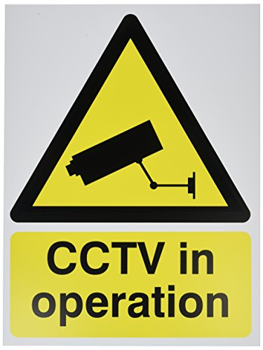 Warning Sign Cctv In Operation Pvc 400X300Mm CTV3B/R