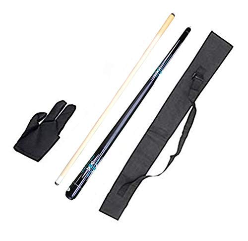 LGB American Pool Cue in 12mm Tip Size with One Black Cue Cover & Glove-image-29