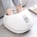 Steam Foot Bath/Spa Massager Foot Sauna Tub with 3 Heat Levels and 2 Adjustable Timers, No Water Pouring, 4 Pedicure Massage Rollers and Imitated Pebble Pedal Detachable, New Method for Stress Relief