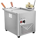 Matériau durable et sûr : fabriquée en acier inoxydable 304 de qualité alimentaire, cette machine à crème glacée commerciale garantit durabilité et longévité. Toutes les pièces en contact avec les aliments sont faciles à nettoyer et maintiennent l'hygiène, avec un espace de travail spacieux pour faire plusieurs rouleaux de crème glacée à la fois.