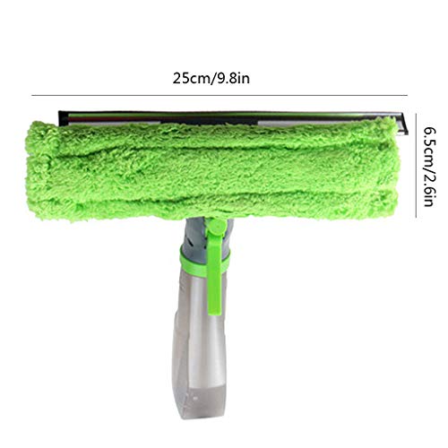 3 em 1 Janela spray de limpeza raspador frasco de spray limpador pano de microfibra Pad Vidro da lim
