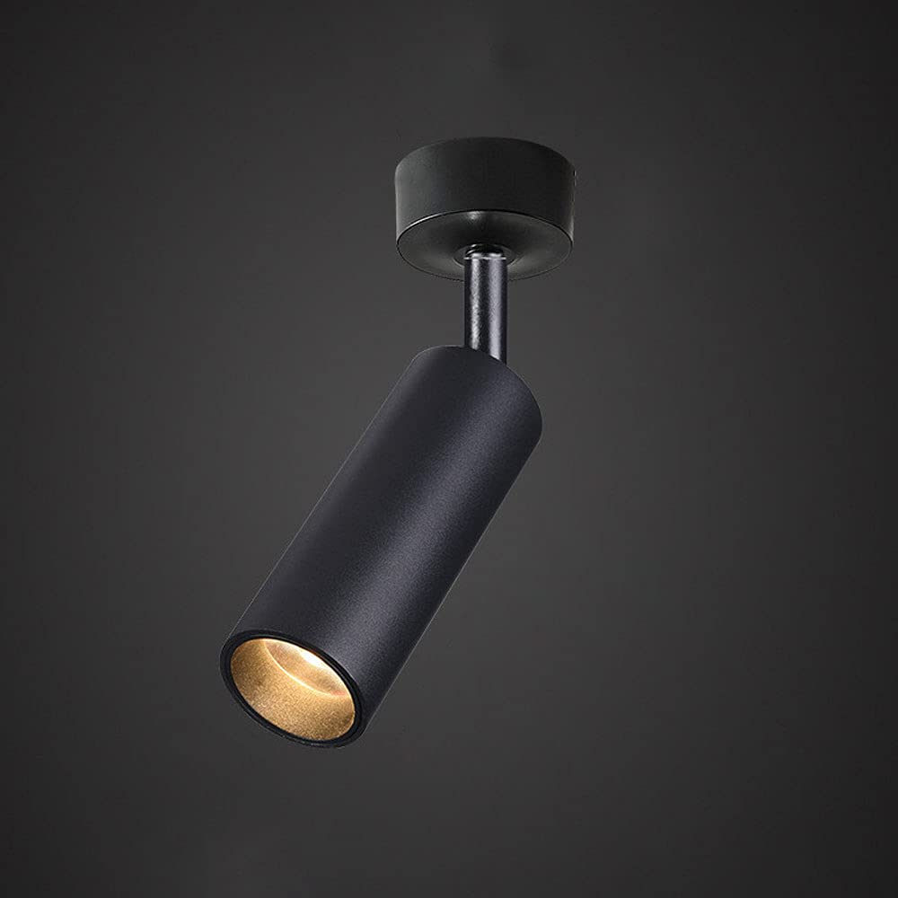 Reflektor sufitowy LED 5 W, lampa sufitowa do montażu powierzchniowego, obrotowe reflektory sufitowe, oświetlenie akcentujące, nowoczesne regulowane reflektory kierunkowe do barów,