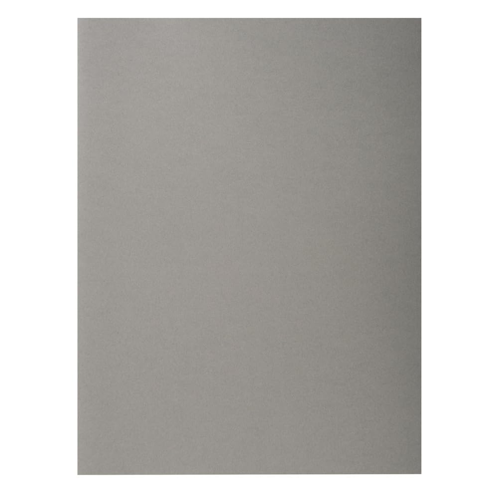 Exacompta Rock''S Square Cut Folder A4 Grey Cardboard 210 Gsm Pack Of 100