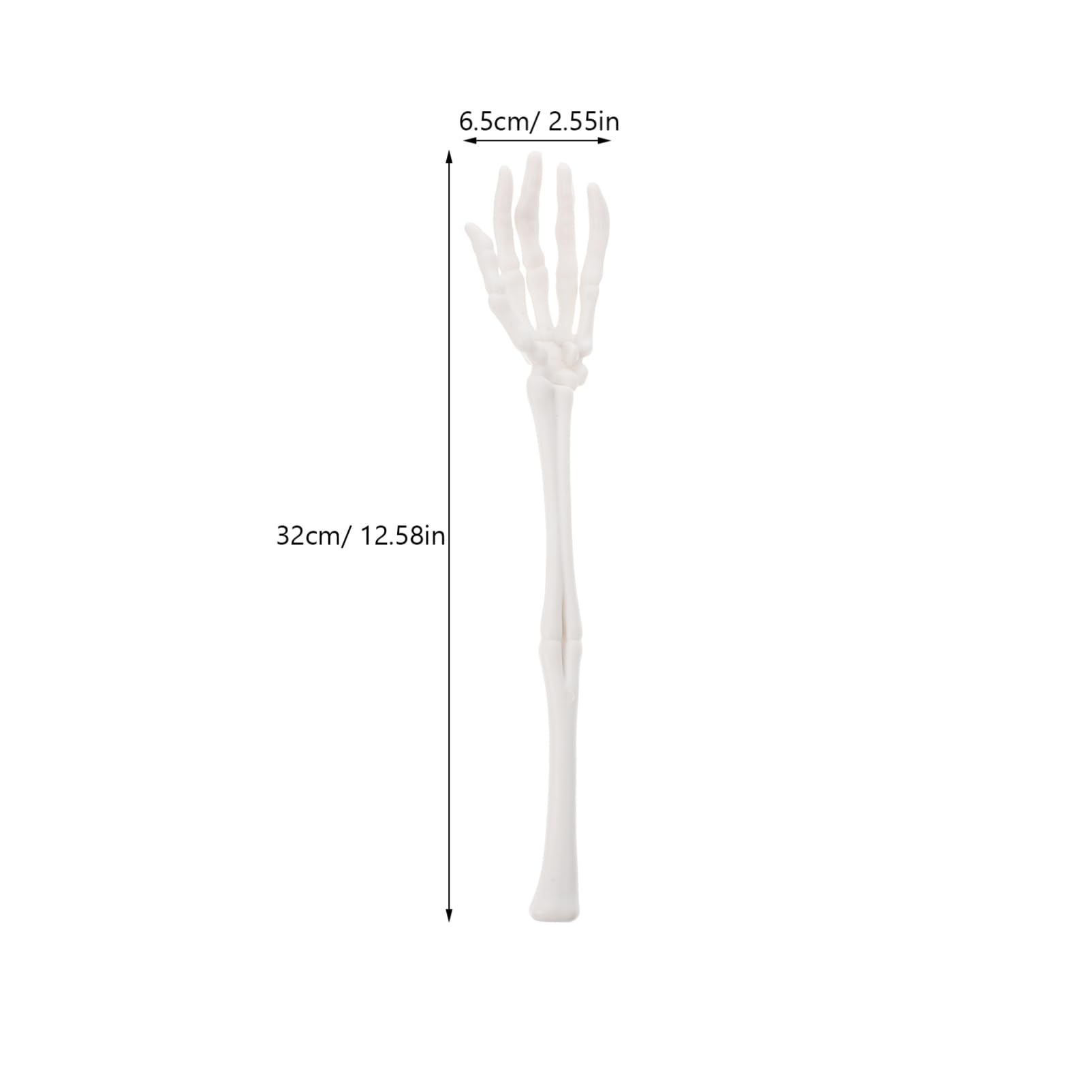 STOBAZA 1 Paire De Pinces À Salade À Mains Squelettes d'halloween - Cuillère À Salade Tête De Mort Fourchettes De Service Squelette Apéritif Vaisselle De Cuisine pour Maison Hantée