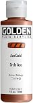 GOLDEN Fluid Acrylics, Azo Gold, 4 fl. oz. Bottle, Professional Acrylic Paint, Transparent