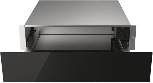 Haier Series 6 HWD14ID6E 15cm High Warming Drawer – Built-In, Black Glass Finish, 20L Capacity, Push-Pull Opening, Food & Plate Warming – 6 Place Settings - 1