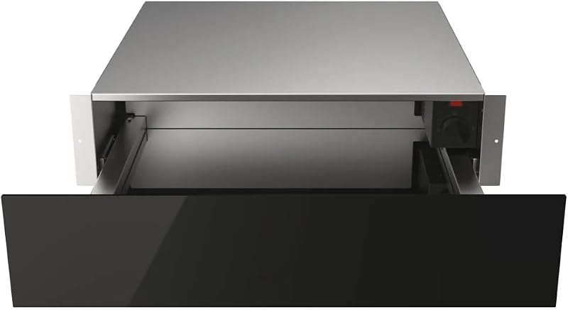 Haier Series 6 HWD14ID6E 15cm High Warming Drawer – Built-In, Black Glass Finish, 20L Capacity, Push-Pull Opening, Food & Plate Warming – 6 Place Settings