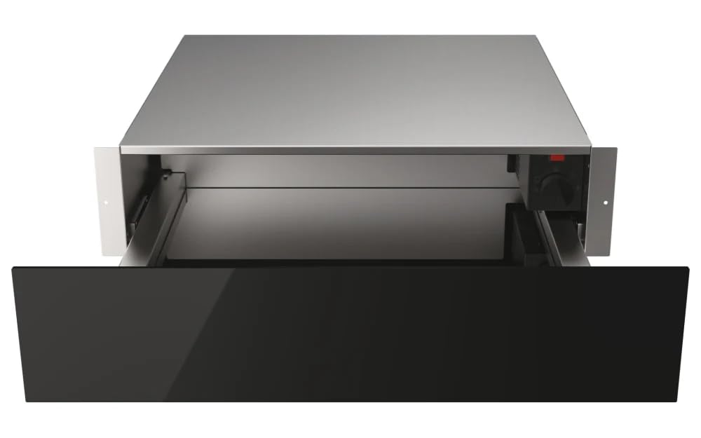 Haier Series 6 HWD14ID6E 15cm High Warming Drawer – Built-In, Black Glass Finish, 20L Capacity, Push-Pull Opening, Food & Plate Warming – 6 Place Settings