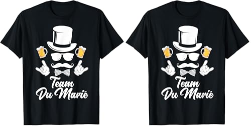 T-Shirt EVG Humour Accessoire Idéal pour l'Organisation d'un Week-end Mariage