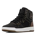 Lee Men's Daybreaker Hi Sneaker, Black/British Tan, 8 UK