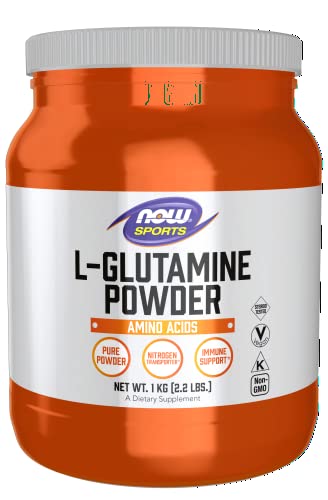 Now Sports Nutrition, L-Glutamine Pure Powder, Nitrogen Transporter*, Amino Acid, 35.3-Ounce #TOP20