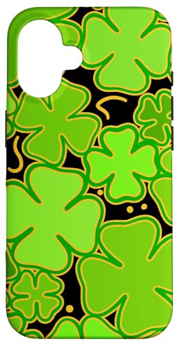 �A�C���b�V�����p�g���b�N�f�[ �N���[�o�[ 4�̗t �X�}�z�P�[�X iPhone 16 �p