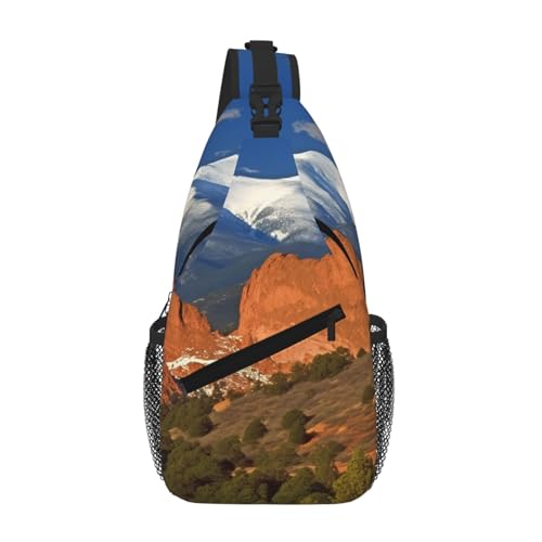 Bolso tipo sling Pikes Peak Colorado para senderismo