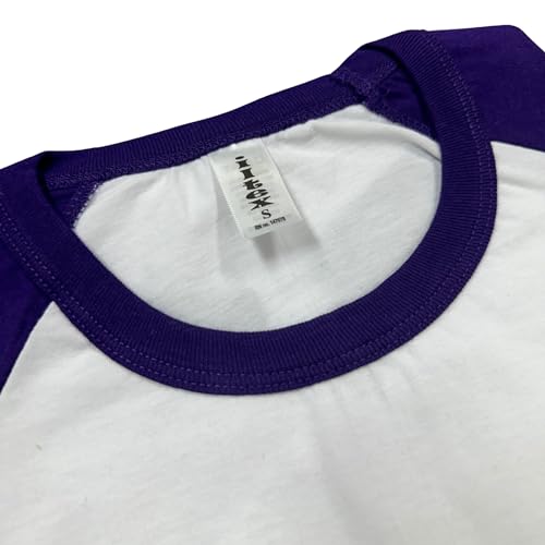 Camiseta Raglan ILTEX con mangas 3/4 para béisbol atlético unisex (paquete de 3) miniatura 3