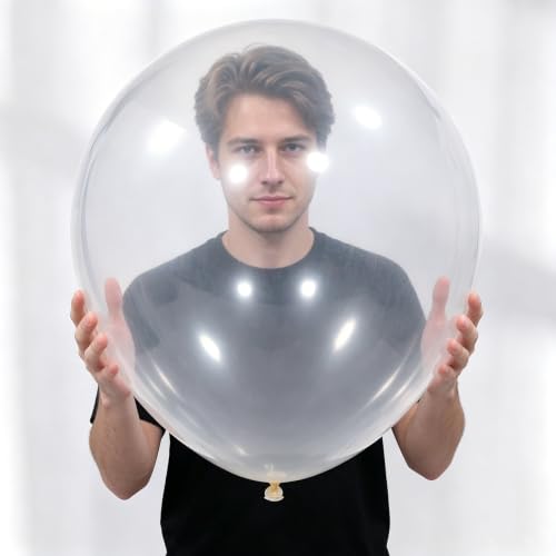 Image of KALOR Clear Giant 36 Inch 9pcs Large Latex Balloons