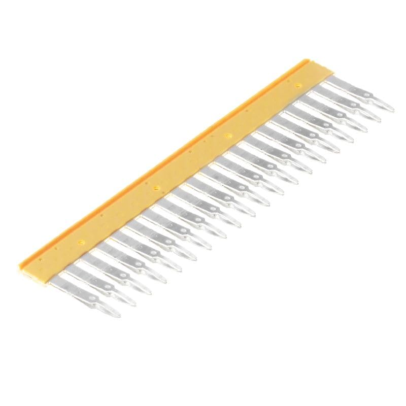 10pcs WEIDMULLER ZQV 2.5/20 1908960000 Cross-Connector 20 Poles Yellow New