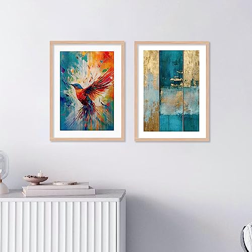 Image of ARTELLY Big Porsche 911 GT3rs Sports Car Framed Wall Posters, Set of 3, Premium Framed Painting, Living Room Bedroom Decoration, Large Size Gift Item for Boys Room Decor (Porsche 5, 11L x 14W)