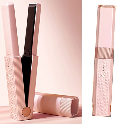 ANGGREK Plancha y Rizador de Pelo 2 en 1 Rosa miniatura 3