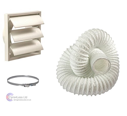 Image of Tumble Dryer Kit 100mm Wall Vent Venting KIT