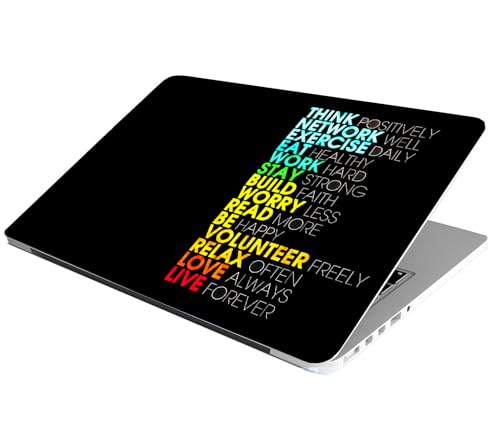 Image of Laptop Skin Stickers HD Quality Sticker for Laptops Upto 15.6 inch (Dustproof|Waterproof|Scratchproof|Reusable) - NETWORK1