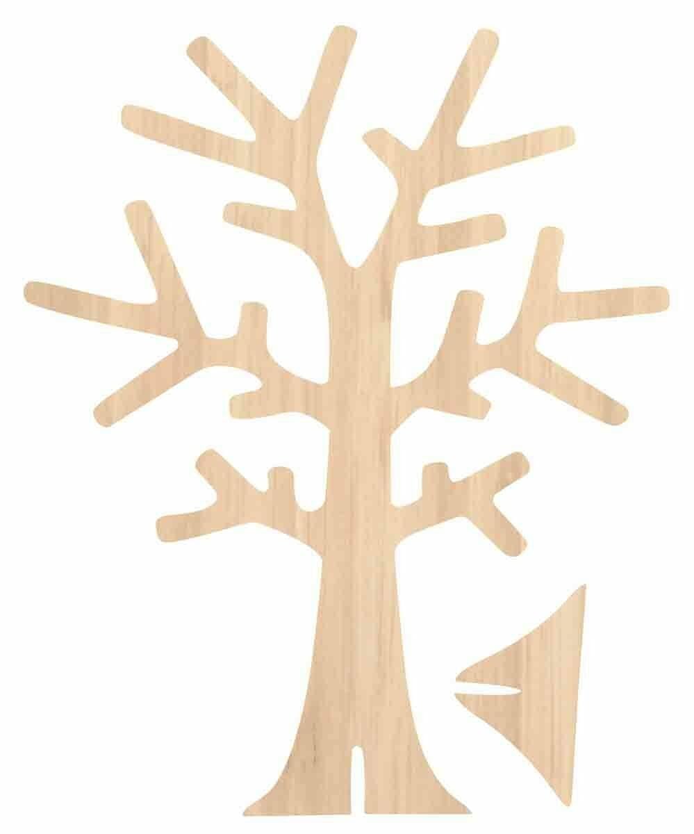 Albero Portagioie In Legno 50 Cm - Espositore Gioielli Rayher | Organizzatore Creativo