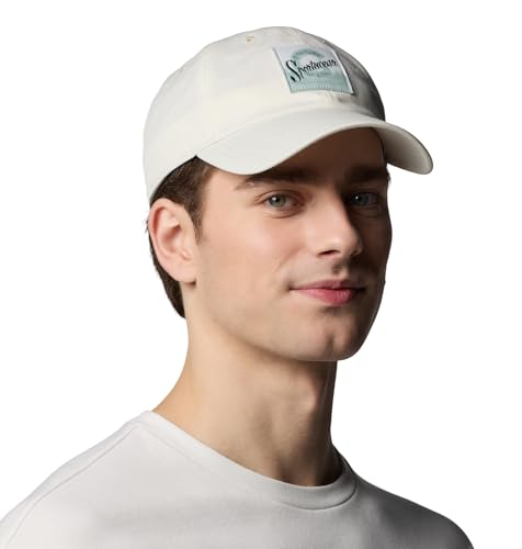 Image of Columbia Unisex Provisions Ball Cap, Lemon Wash /Mountain Landscape